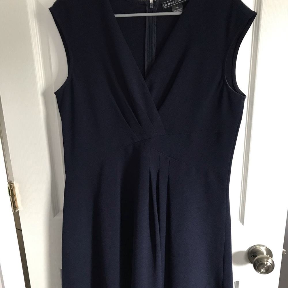 Jessica Howard Women’s 16 Navy Blue Dress